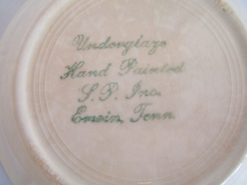Blue Ridge Southern Potteries Fruit Bowl "Red Carpet" 5.5" Diameter - Picture 4 of 4