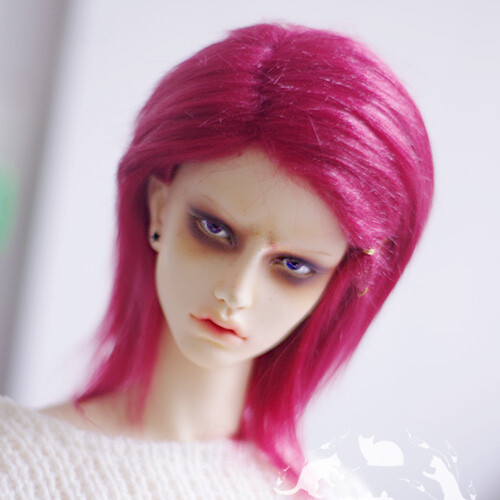 New BJD plush fabric wig 12 colors 1/12 1/8 1/6 1/4 1/3 DD MSD non-slip doll wig - Picture 11 of 24