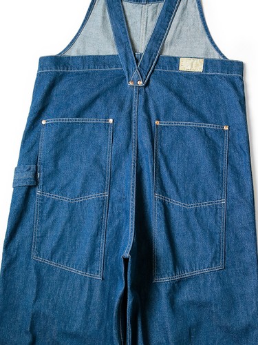 KAPITAL soldes « 11,5 oz salopette denim Smith » indigo ample coupe unisexe 2 tailles 18947