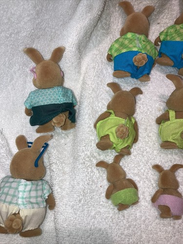 Lil Woodzeez Bunny mom dad grandparents rabbit hoppingood cottontail Figures-11 - Picture 13 of 16