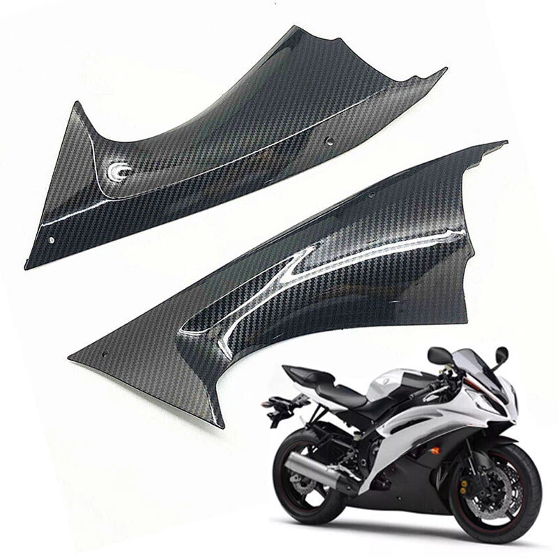 Fit YAMAHA YZF R6 2008 2016 Left Right Side Carbon Fiber Air Duct