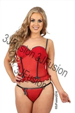Red Sexy Baque & ThongLingerie/Underwear Set Valentines Gift Fast Postage (DP)