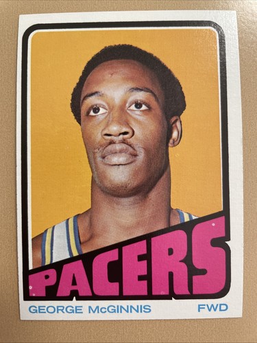 1972-73 Topps - #183 George McGinnis (RC) INdiana Pacers (d) HOF - Picture 2 of 8