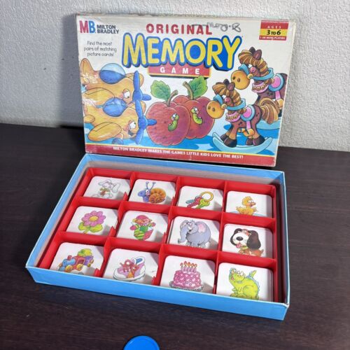 Vintage 1996 Milton Bradley Animal Memory Game Complete Excellent Condition - Picture 6 of 15
