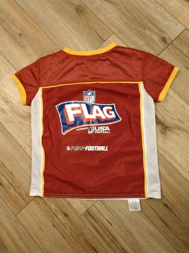 Washington Redskins youth size medium NFL flag football jersey maroon gold- NWOT - Picture 3 of 5