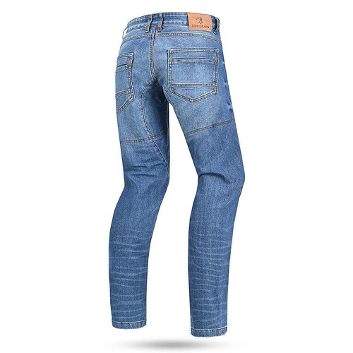 Kevin Vaqueros de moto para hombre Pantalones vaqueros Pantalón Armored Azul - Imagen 4 de 17