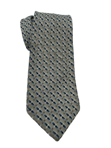 Canali Men 60"x3 1/2 Browne/ Blue Bars 100% Silk Tie ITALY Made (TC18) NW/OTs