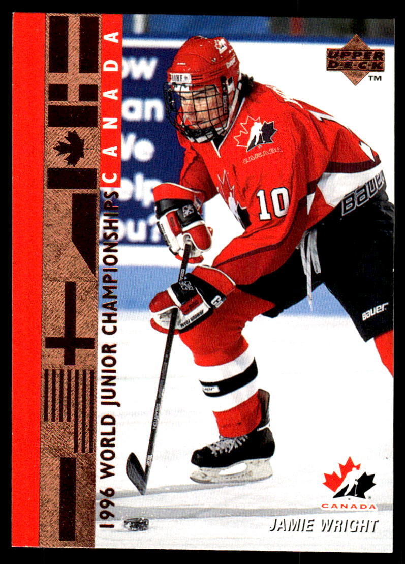 1995-96 Upper Deck #535 Jamie Wright Canada Rookie Hockey Card
