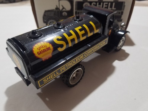 1935 Mack Tanker Verriegelungsbank Druckguss Modell MUSCHELÖL LOGO limitierte Auflage - Bild 4 von 5