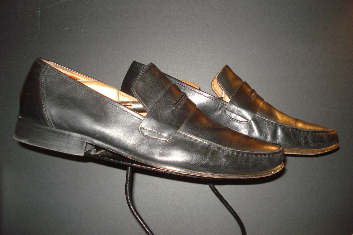 Brass Boot Classic Black Leather Loafer Sz. 13M NICE! | eBay