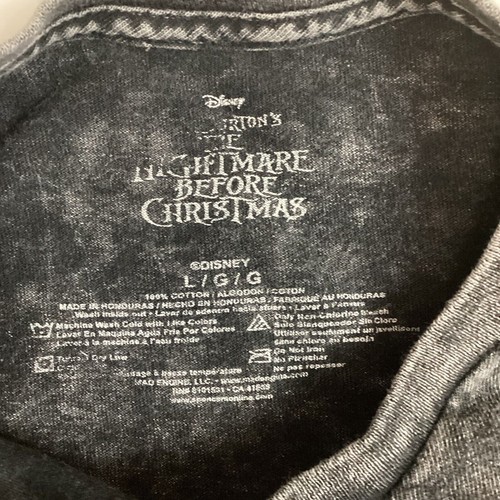 Disney Nightmare Before Christmas Longsleeve - Damen Large - grau & schwarz - Grafik - Bild 6 von 22