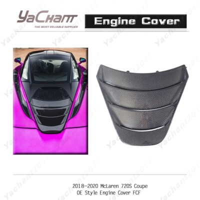 Dry Carbon Auto OE Style Engine Cover Kit For 17-21 McLaren 720S Coupe