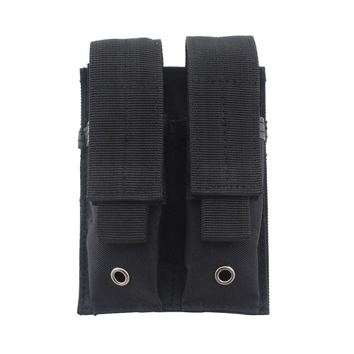 Tactical Molle Double Magazine Pouch Pistol Mag Holder Portable Tools Belt Pouch - Picture 11 of 13