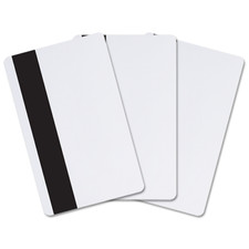 Blank White PVC CR80 Hico 1-3 magnetic stripe Plastic Credit Card 30Mil 10pack