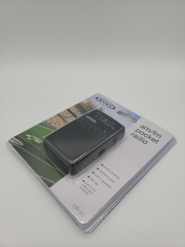 Jensen AM/FM Pocket Radio Brand NEW Sealed E10 - Picture 3 of 10