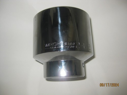 Wright Tool 1 inch Drive 2-1/2 in Socket 12 Point Socket USA Made Chrome 8180 - Picture 7 of 8