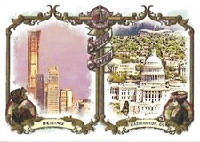 2024 Topps Allen & Ginter Sister Sister Insert Bejing Washington, DC (#SS-2)