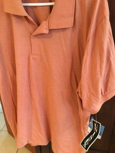 CREST UNIFORMS UNISEX POLO STYLE 100  NEW with TAGS SIZE 2XL SALMON COLOR - Picture 3 of 4
