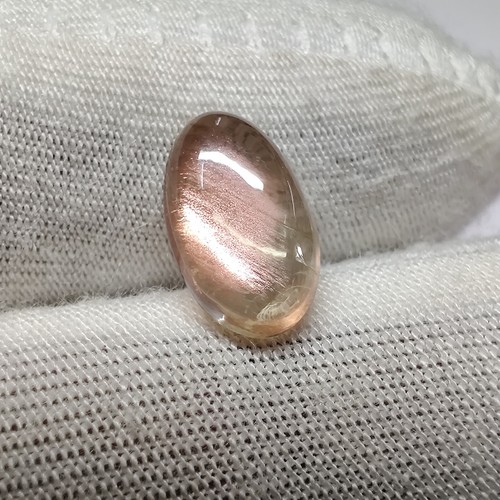 Natural Flashy Oregon Sunstone Cabochon Oval Shape Gemstone 2.2 Cts - Bild 3 von 5