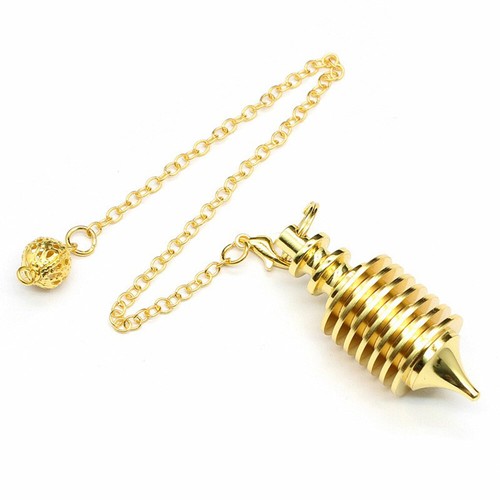 Metal Dowsing Pendulum Healing Point Ball Egyptian Coil Reiki Spiritual Energy - Picture 71 of 83