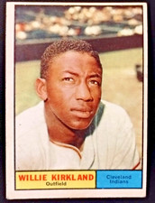 1961 Topps #15 Willie Kirkland Indians VGEX OC (4)