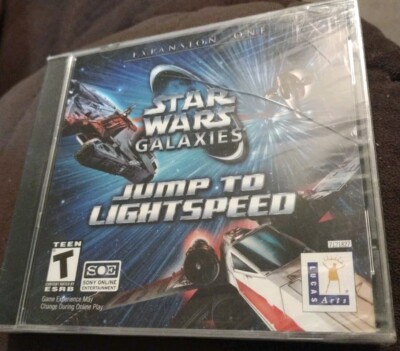 Star Wars Galaxies Jump to Lightspeed Expansion One PC CD-ROM Game 2004 Sealed 