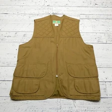 Game Winner Sportswear Hunting Vest Mens M 38/40 Brown Duck Canvas Padded
