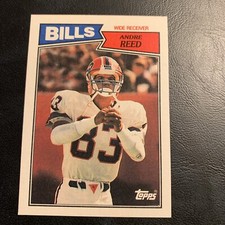 #365 Andre Reed buffalo bills￼  ￼￼1987 Topps Cb37