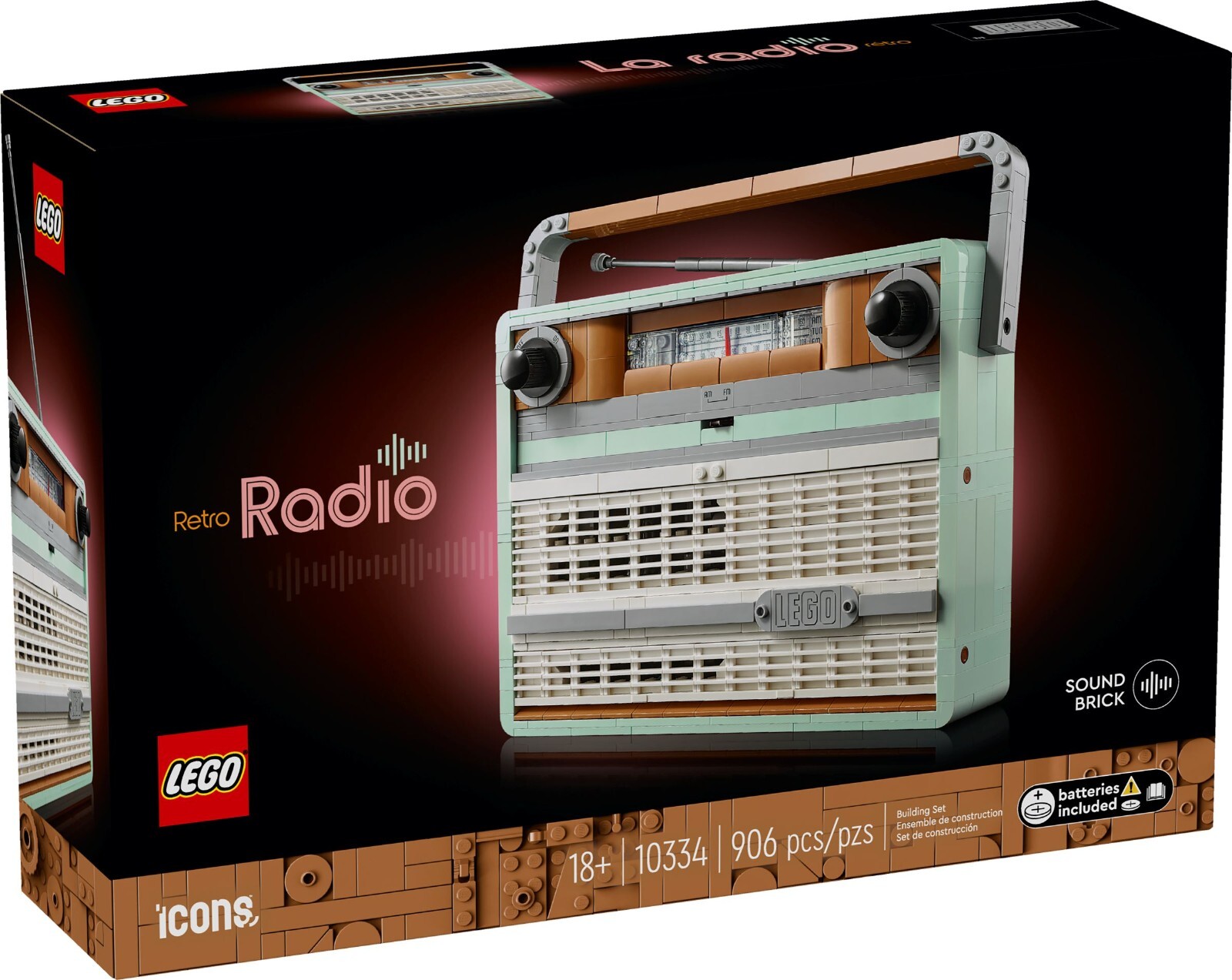 Lego ICONS 10334 Retro-Kofferradio - Neu & OVP - Bild 5