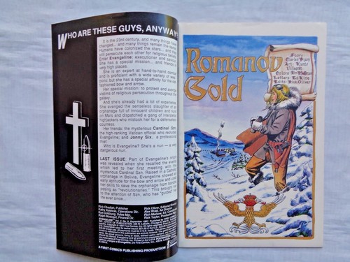 Evangeline Vol 2 No 3 Septiembre 1987 Primeros Cómics Dixon & Hunt Primera Impresión Casi Nuevo (9.4) - Imagen 3 de 8