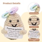 3inch Party Christmas Crochet CraftCheer Up Mini Funny Potato