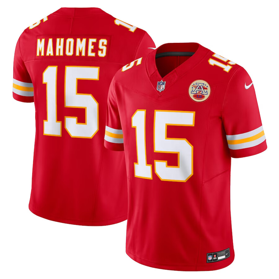 Patrick Mahomes Kansas City Chiefs Nike Vapor F.U.S.E. Limited