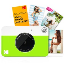KODAK Printomatic Digital Instant Print Camera, Uses Zink 2x3 Photo Paper, Green