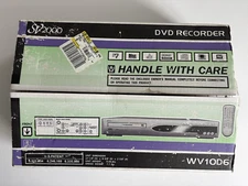 Funai SV2000 WV10D6 DVD Recorder Record DVD-R DVD+R DVD-RW/+RW Player - NEW