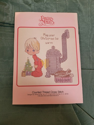PRECIOUS MOMENTS PEACE ON EARTH CROSS STITCH PATTERN FREE SHIPPING - Bild 2 von 2