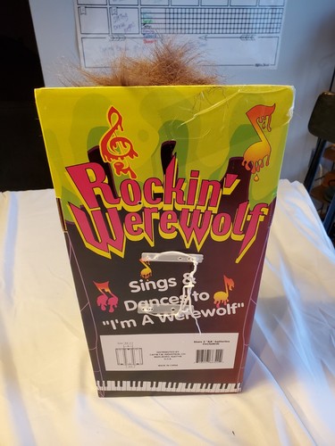 Halloween Big Hair Rockin Werewolf Sings I'm a Wolfman! *Read* - Picture 2 of 6