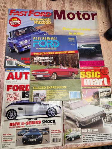 5x Ford Capri Vintage Magazines Fast Ford Ect - Bild 1 von 12