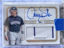 Larry Walker #DAUP-LWB Prices | 2025 Topps Definitive Collection 