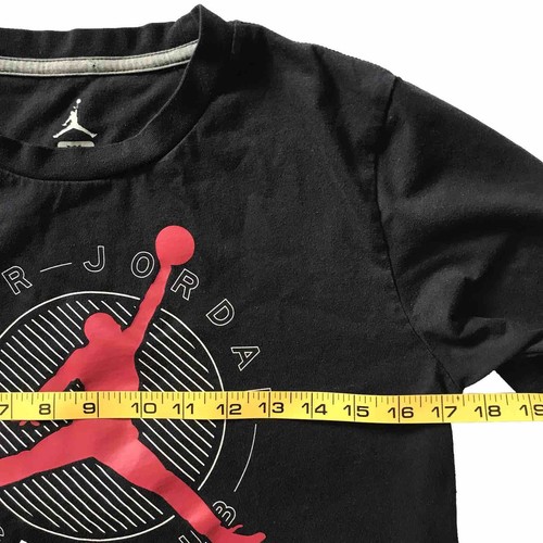 Camiseta NIKE Air Jordan 23 Jumpman Flight Club Niño Talla XL Negra Roja S/S - Imagen 5 de 6