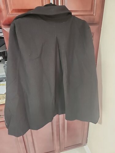 Allegra K Women’s BlackWinter Coat/cape Single Breasted Outwear Size Small New - Picture 9 of 10