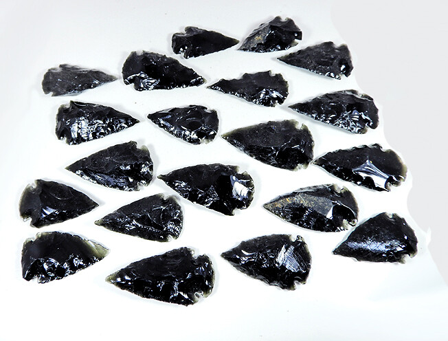 Obsidiian Arrowhead Healing Stone metaphysical Glass Carving arrowhead Jh670 Limitowana edycja natychmiastowa dostawa