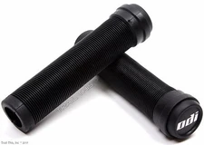 ODI Soft Flangeless Black Longneck Grips Softies for BMX Bikes & Scooters 135mm