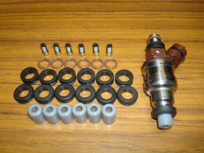 Toyota 3VZE 3.0L Fuel Injector Repair Kit: O-rings Pintle Caps Seals