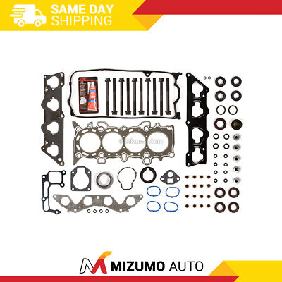 Graphite Head Gasket Bolts Set Fit 01-05 Honda Civic DX LX 1.7L SOHC VTEC D17A1
