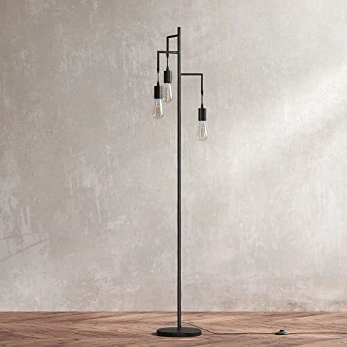 Farmhouse black cheap floor lamp