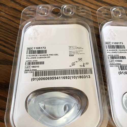 (2) NUOVO Philips Respironics Nuance Pro Gel Cuscino Nasale Cuscino PICCOLO 1105173 - Foto 6 di 7