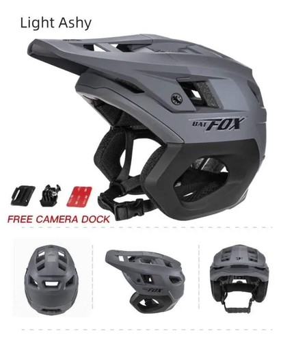 BATFOX Nuevo Casco de Bicicleta 3/4 Mtb Medio Casco Bicicleta de Montaña Carrera Oreja Integrada - Imagen 18 de 24