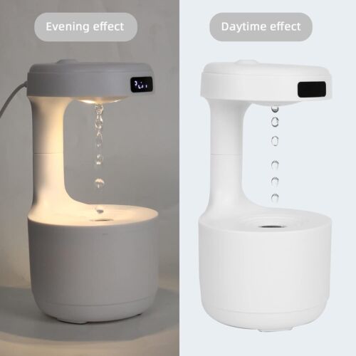 Anti Gravity Water Drop Humidifier, 800ml Anti Gravity Humidifier Cool Mist 3... - Picture 5 of 9