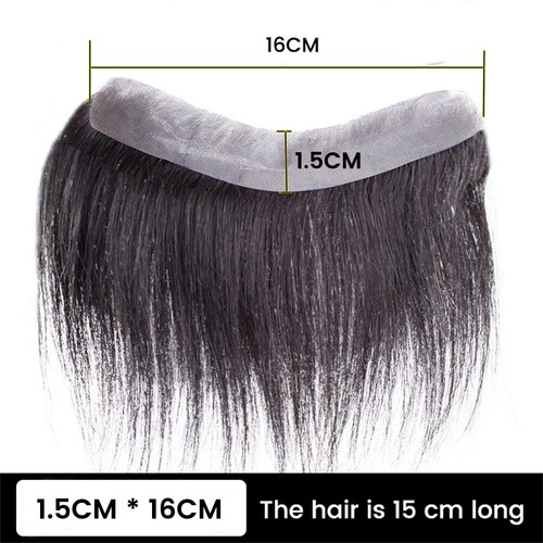 Peluca de piel Remy para hombre Tupee 100 % humana VLoop frontal tupé para hombre - Imagen 23 de 26