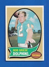 1970 Topps Bob Griese #10 Miami Dolphins